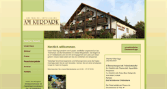 Desktop Screenshot of hotel-am-kurpark-bs.de
